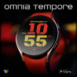 Modern Digital Watch Face